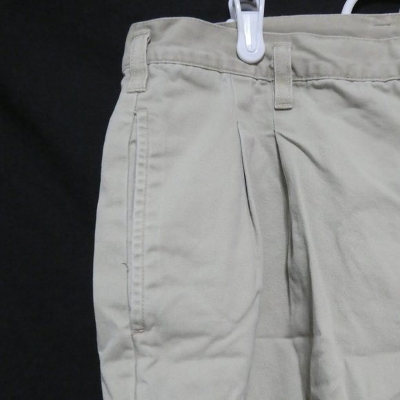 Khaki Casual Shorts | size 34 | 100% Cotton - Picture 3 of 13